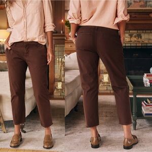 Frank & Eileen Wicklow Chocolate Italian Performance Twill Woman’s Size 0